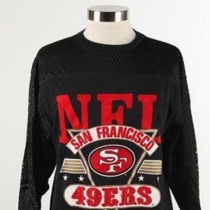 Artex NFL SF 49er's Black Jersey Size M